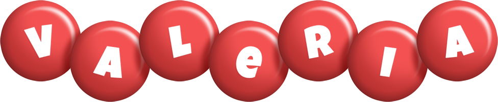 Valeria candy-red logo