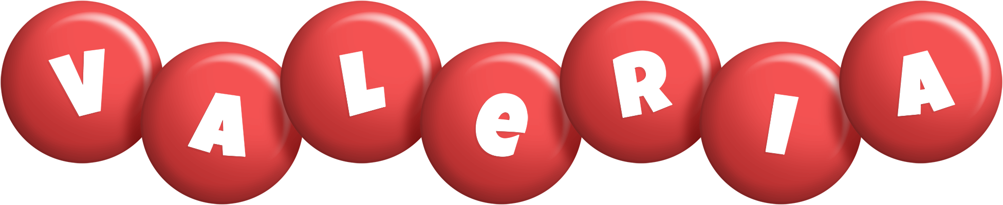 Valeria candy-red logo
