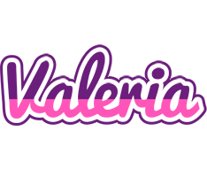 Valeria cheerful logo