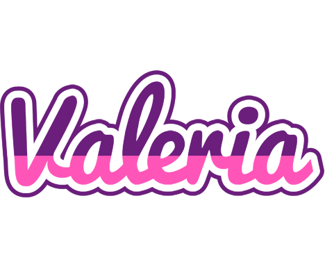 Valeria cheerful logo
