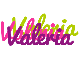 Valeria flowers logo