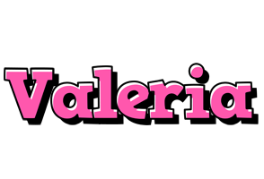 Valeria girlish logo