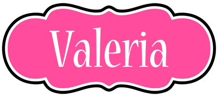 Valeria invitation logo