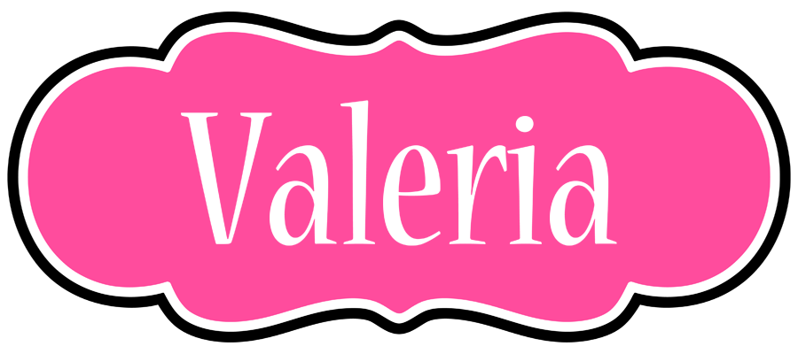 Valeria invitation logo
