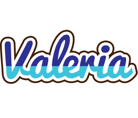 Valeria raining logo