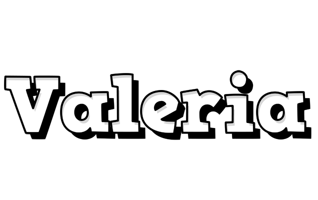 Valeria snowing logo