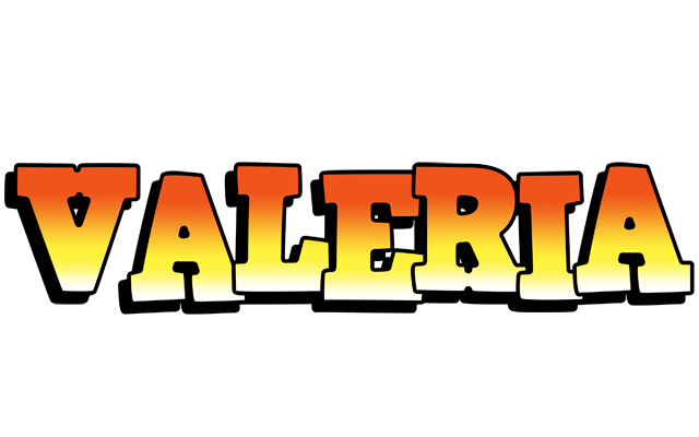 Valeria sunset logo