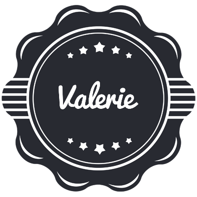 Valerie badge logo