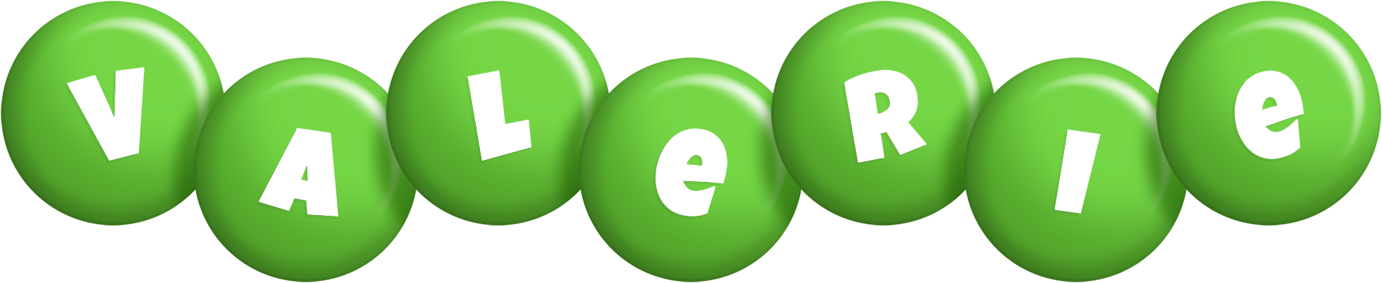 Valerie candy-green logo