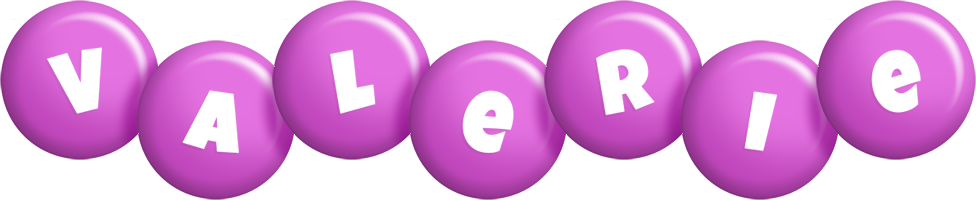 Valerie candy-purple logo
