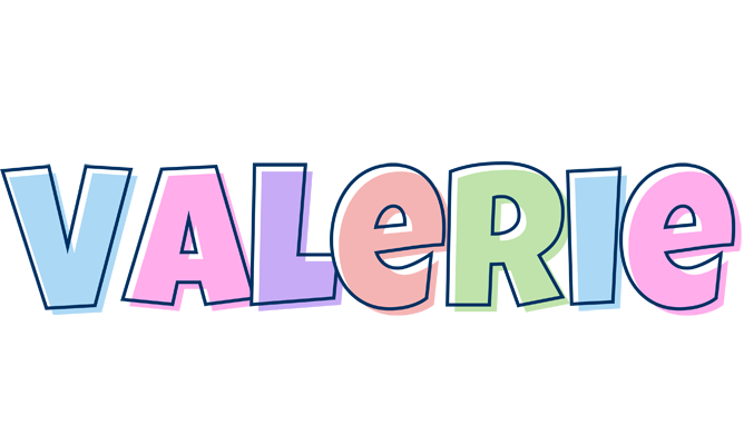 Valerie pastel logo