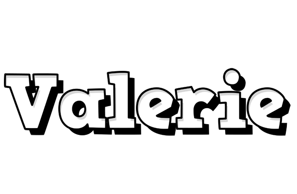 Valerie snowing logo
