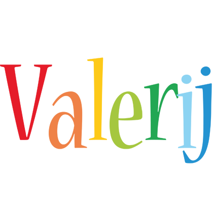 Valerij birthday logo