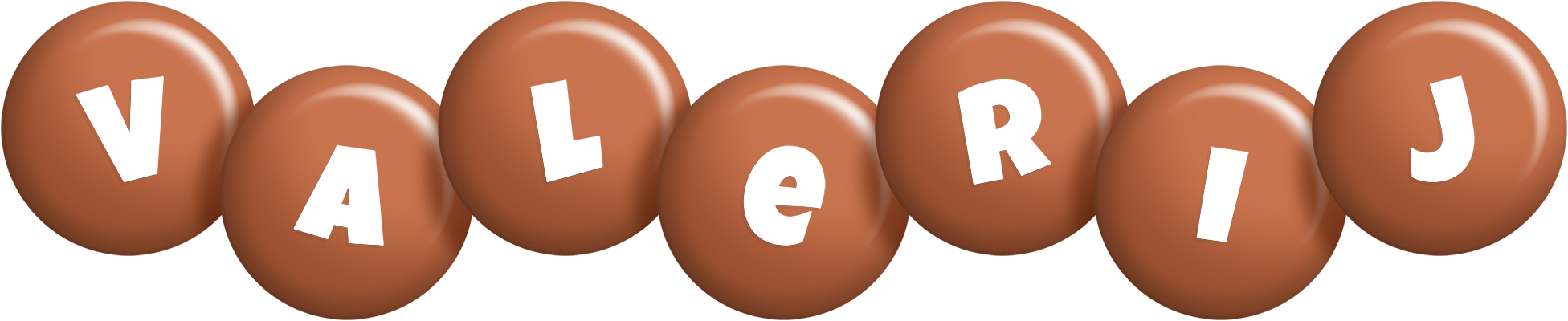 Valerij candy-brown logo