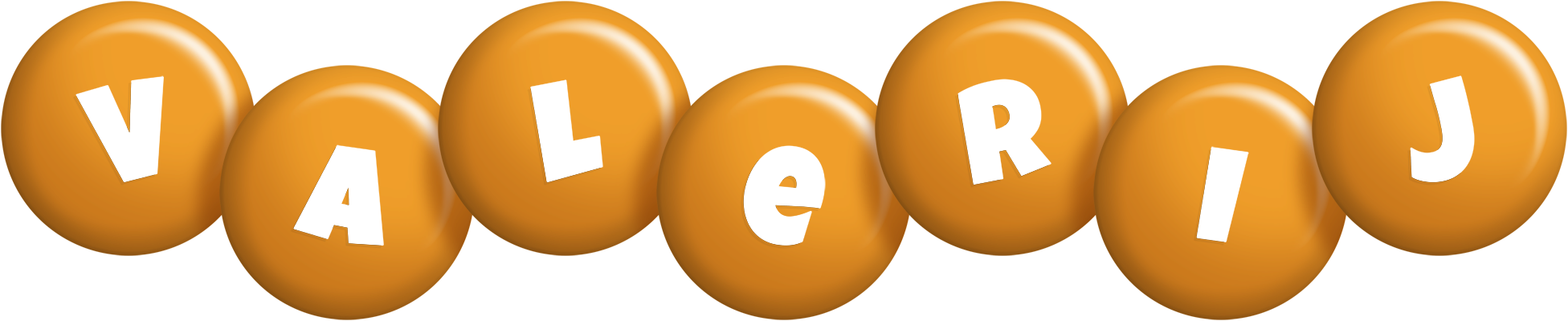 Valerij candy-orange logo