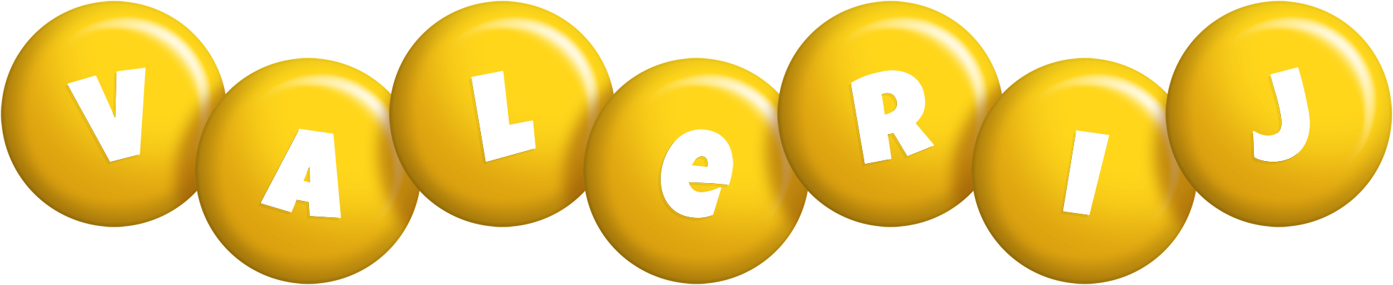 Valerij candy-yellow logo
