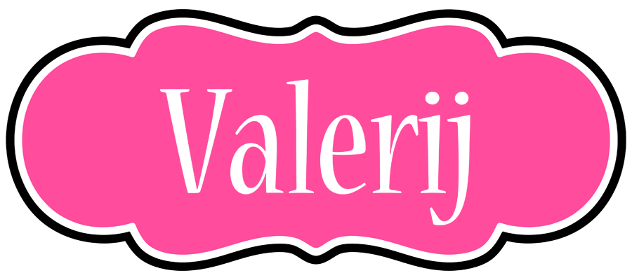 Valerij invitation logo