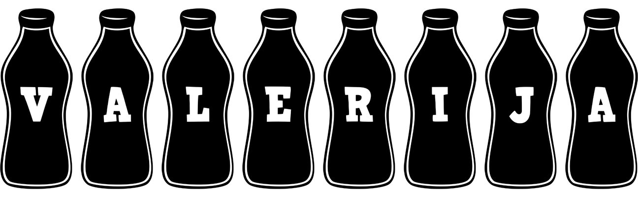 Valerija bottle logo