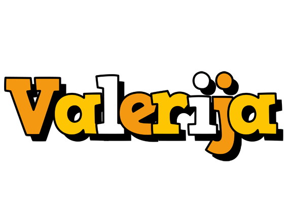 Valerija cartoon logo