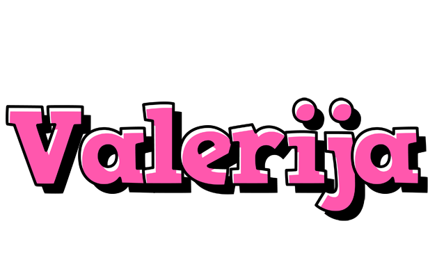 Valerija girlish logo