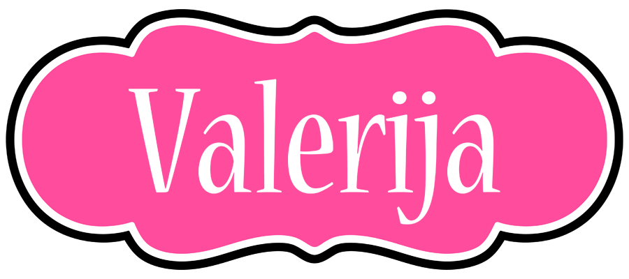 Valerija invitation logo