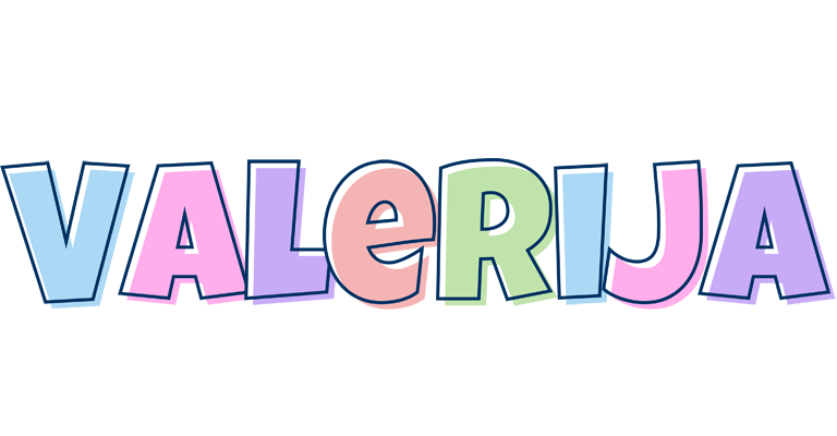 Valerija pastel logo