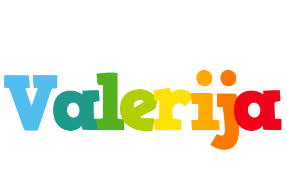 Valerija rainbows logo