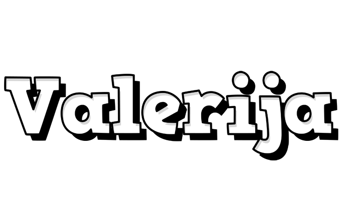 Valerija snowing logo