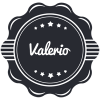 Valerio badge logo