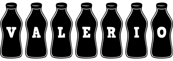 Valerio bottle logo