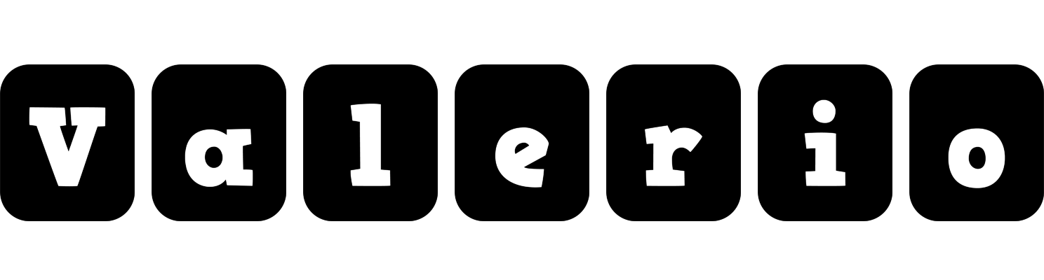 Valerio box logo