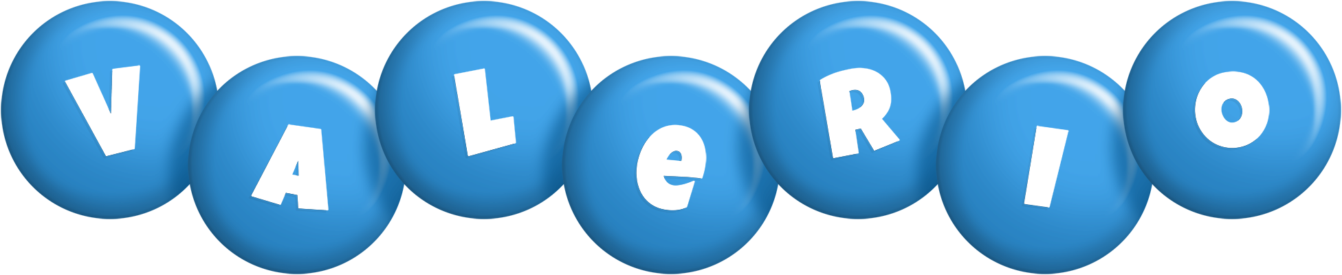 Valerio candy-blue logo