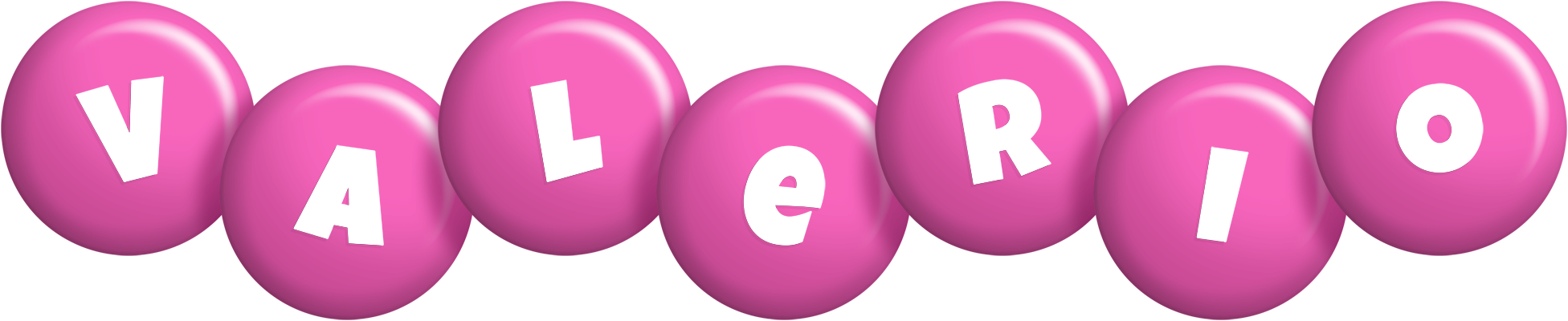 Valerio candy-pink logo