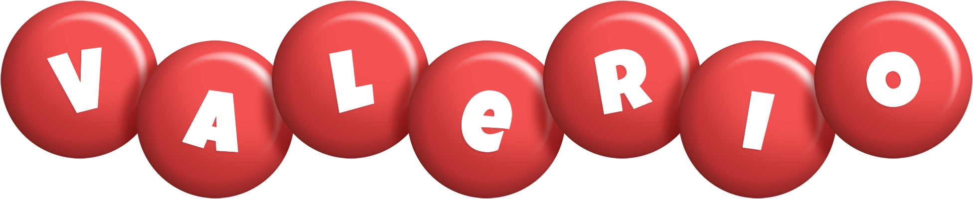 Valerio candy-red logo