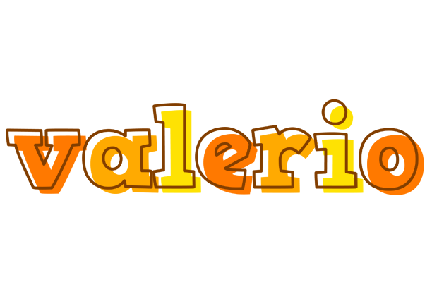 Valerio desert logo