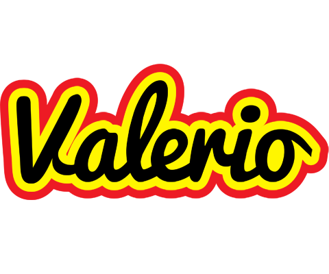 Valerio flaming logo