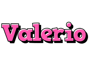 Valerio girlish logo