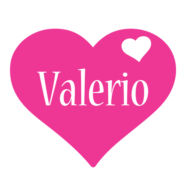 Valerio love-heart logo
