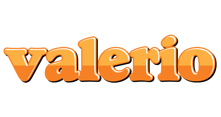 Valerio orange logo