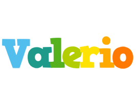 Valerio rainbows logo