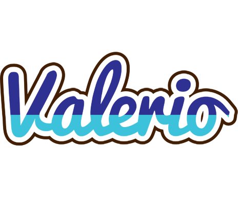 Valerio raining logo