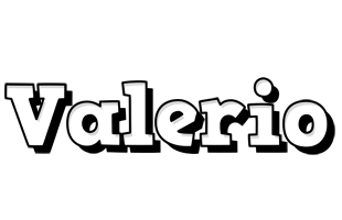 Valerio snowing logo