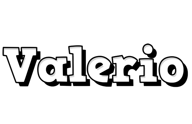 Valerio snowing logo