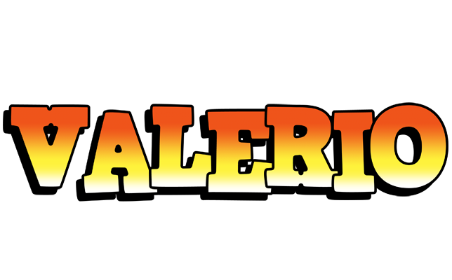Valerio sunset logo