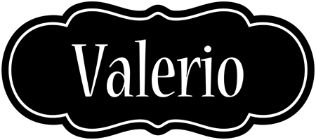 Valerio welcome logo