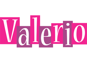 Valerio whine logo