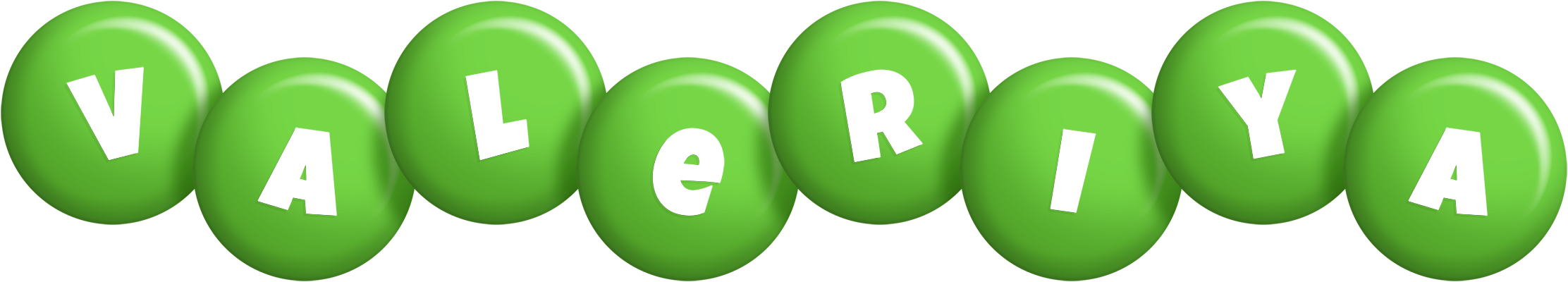 Valeriya candy-green logo