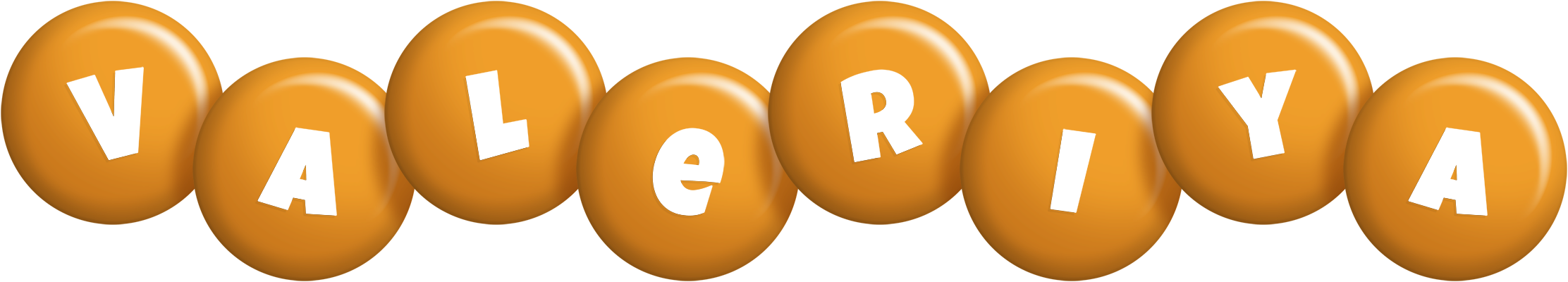 Valeriya candy-orange logo