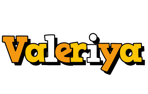 Valeriya cartoon logo