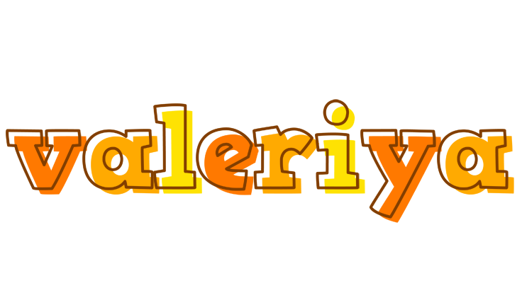 Valeriya desert logo